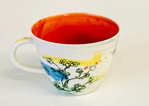 Porcelain Teacup (TCUP-D2)