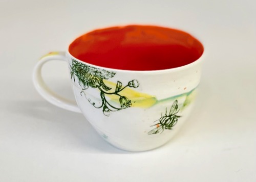 Porcelain Teacup (TCUP-D3)