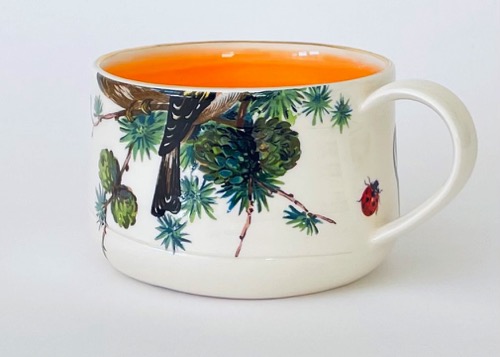 Floral Coffee Cup (CUP-D17)