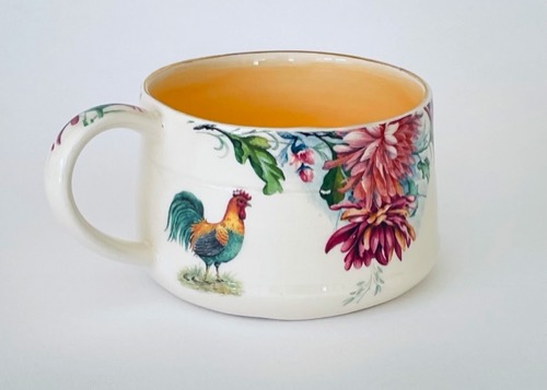 Floral Coffee Cup (CUP-D18)